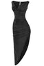 Zorina Asymmetrical Maxi Dress Black Dresses Tresser 