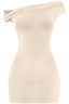 She Just Knows Mini Dress Stone