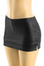 Low Waisted Faux Leather Skort Black Bottoms Tresser 