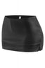Low Waisted Faux Leather Skort Black Bottoms Tresser 