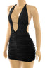 100 Shots Glitter Mini Dress Black Dresses Tresser 