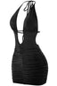 100 Shots Glitter Mini Dress Black Dresses Tresser 