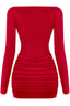 Stone Cold Fox Mini Dress Red - Style Delivers