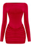 Stone Cold Fox Mini Dress Red - Style Delivers