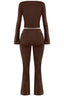 Night Moves Two Piece Set Brown - Style Delivers