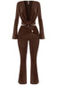 Night Moves Two Piece Set Brown - Style Delivers