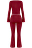 Night Moves Two Piece Set Burgundy - Style Delivers