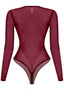 Still Got It Sheer Glitter Bodysuit Burgundy Tops Tresser 