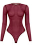 Still Got It Sheer Glitter Bodysuit Burgundy Tops Tresser 