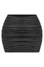 Ruched High Waist Mini Skirt Black ** - Style Delivers