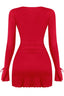 Dear Diary Mini Dress Red - Style Delivers