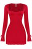 Dear Diary Mini Dress Red - Style Delivers