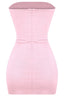 Heart Attack Strapless Mini Dress Pink - Style Delivers