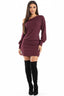 Cipriana Mini Dress Burgundy Dresses Tresser 