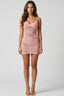 Camilla Crochet Mini Dress Baby Pink ** - Style Delivers