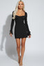 Dear Diary Mini Dress Black - Style Delivers