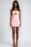 Heart Attack Strapless Mini Dress Pink - Style Delivers