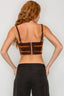 Ice Spice Corset Top Brown Tops Blanc 
