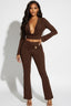 Night Moves Two Piece Set Brown - Style Delivers