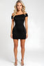 She Just Knows Mini Dress Black