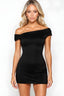 She Just Knows Mini Dress Black