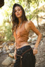 SIENNA P/U Halter Top Tan - Style Delivers