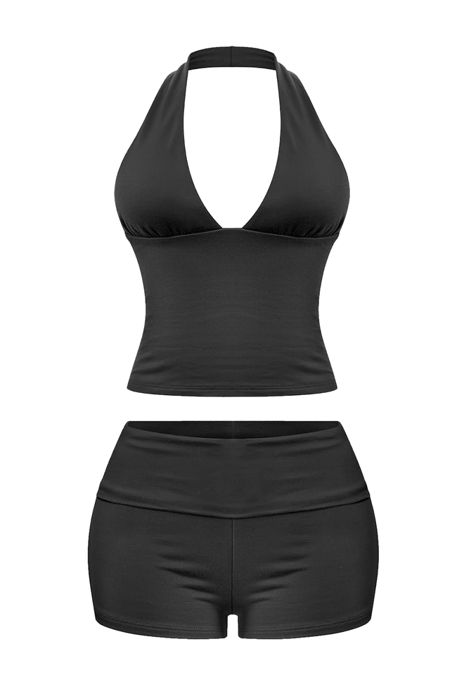 Savina Two Piece Set Black - Style Delivers