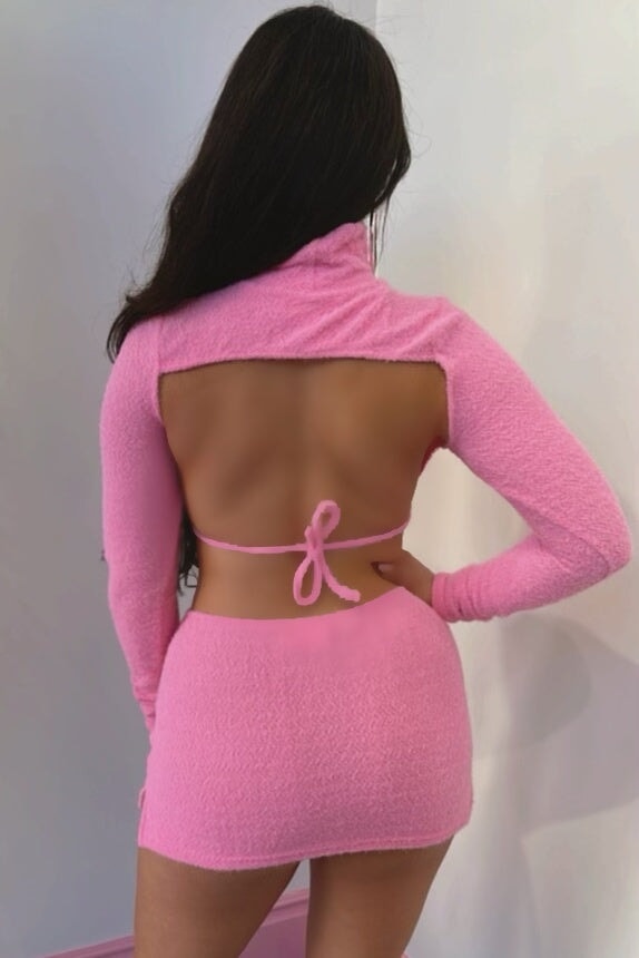 Cozy Cutie Fuzzy Two Piece Set Pink Boutique Collection - Style Delivers