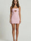 Heart Attack Strapless Mini Dress Pink - Style Delivers