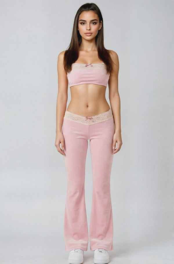 What a Girl Wants Set Pink ** - Style Delivers