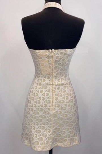 Thessy Mesh Print Mini Dress White - Style Delivers