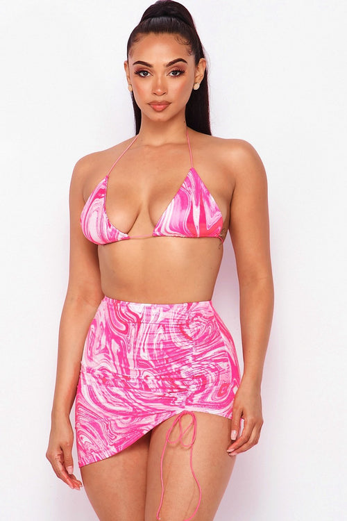 Genie in a Bottle Two Piece Set Pink - Style Delivers