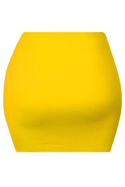 Yellow Kelly Mini Skirt - Style Delivers
