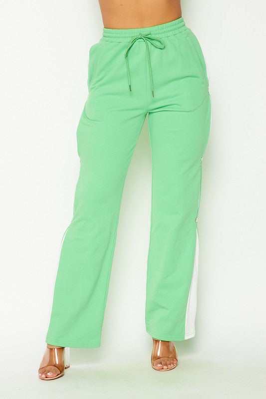Jordan High Waisted Jogger Pant Green - Style Delivers